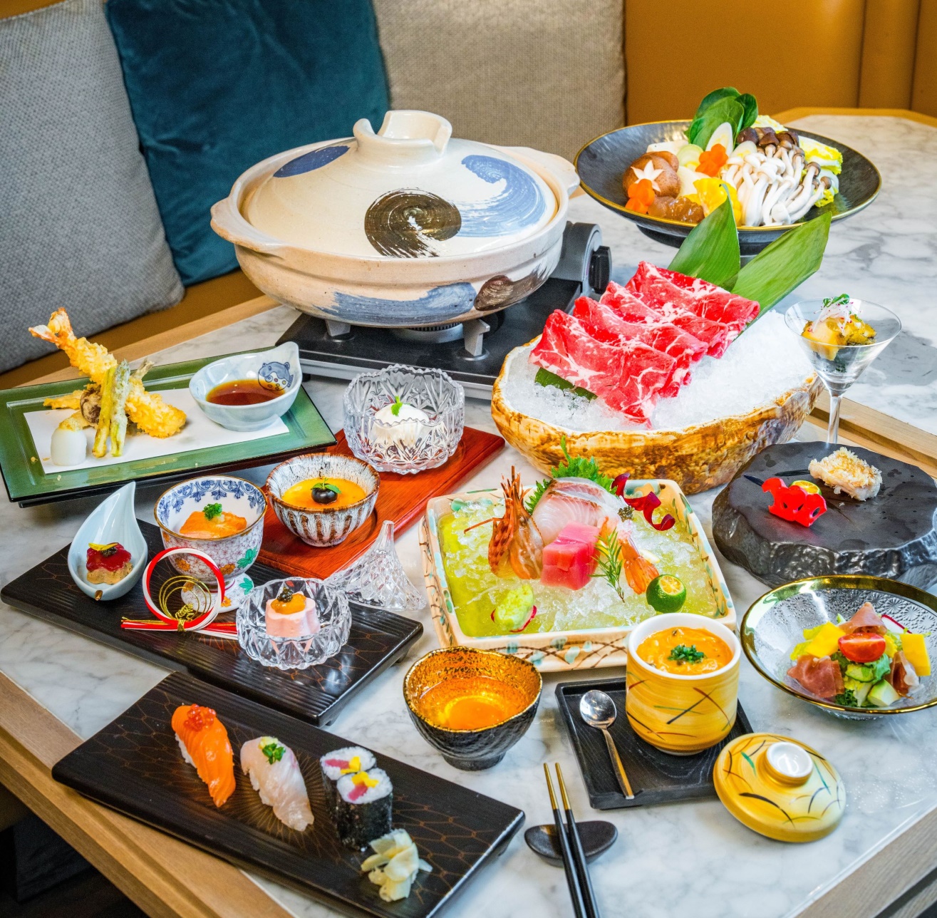 日料-特选烧牛肉火锅·怀石料理【双人】